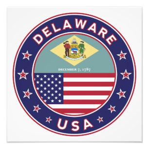Delaware Photo Print