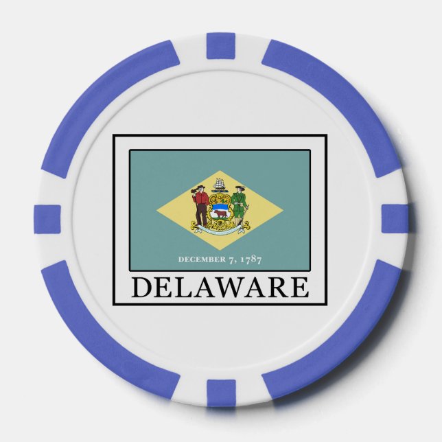 Delaware Poker Chips (Front)