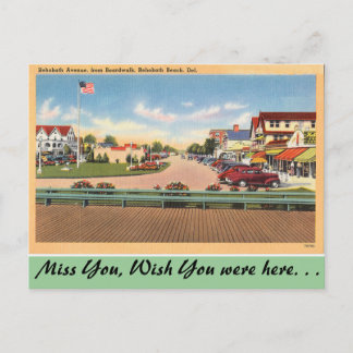 Delaware, Rehoboth Ave. Postcard