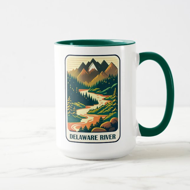 Delaware River Colors Mug (Right)