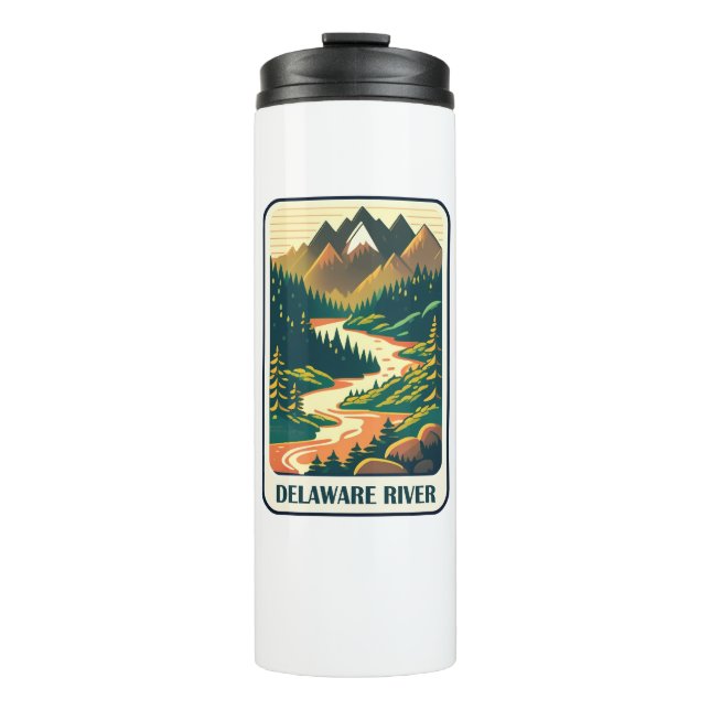 Delaware River Colors Thermal Tumbler (Front)
