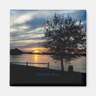 Delaware River, scenic photograph, Magnet