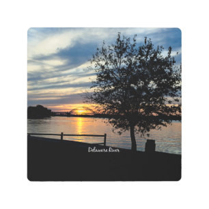 Delaware River, scenic photograph, Metal Print