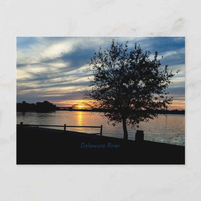 Delaware River, scenic photograph, Postcard (Front)