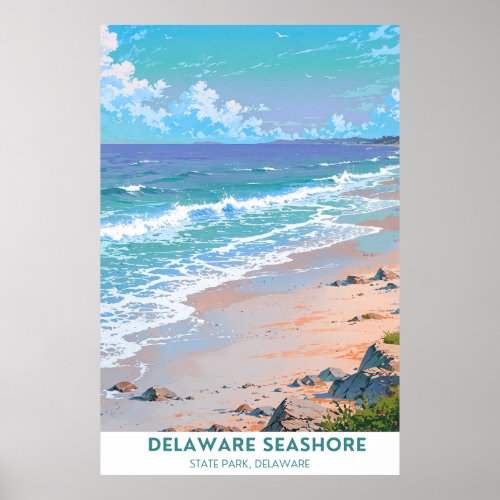 Delaware Seashore State Park Poster