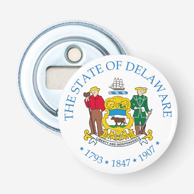 Delaware sign bottle opener (Front)