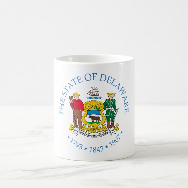 Delaware sign coffee mug (Center)