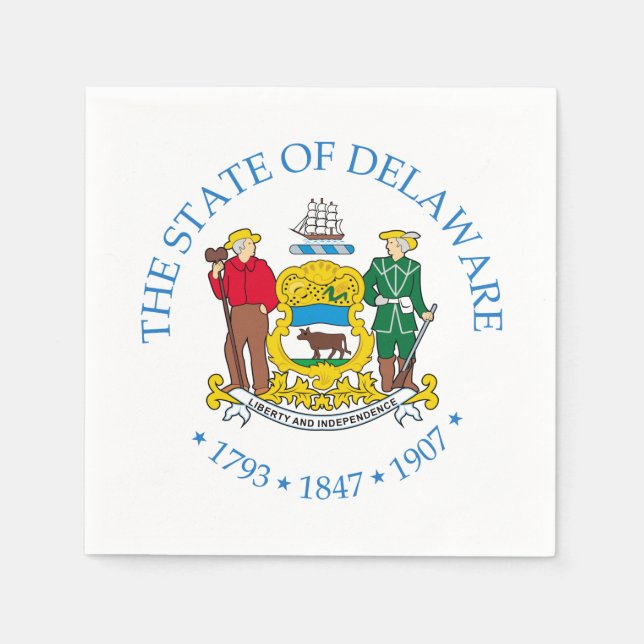 Delaware sign napkins (Front)