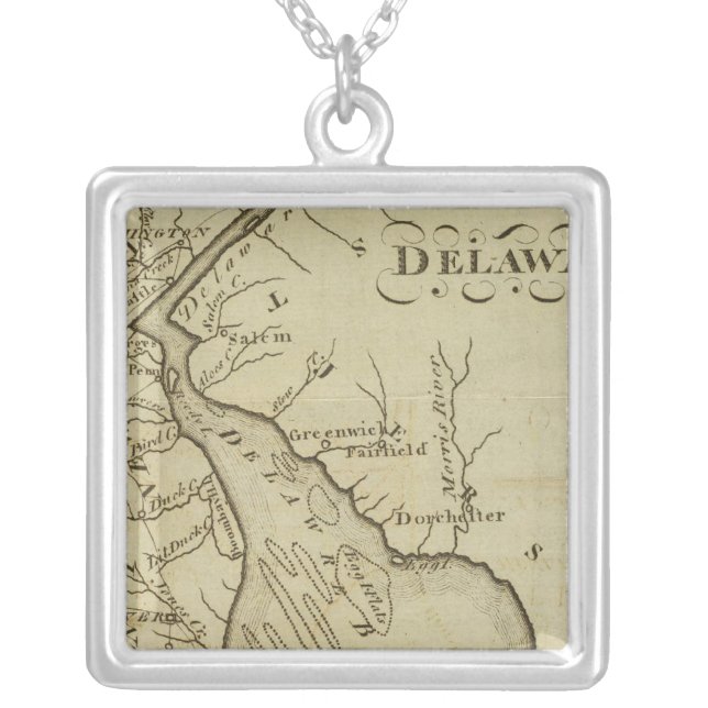 Delaware Silver Plated Necklace (Front)