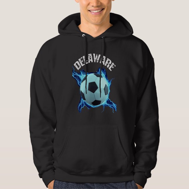 Delaware Soccer Retro Hoodie (Front)