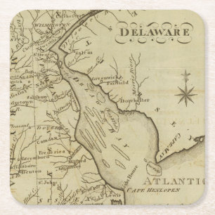 Delaware Square Paper Coaster