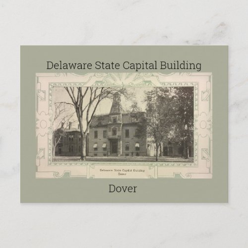 Delaware State Capital Building Postcard 1908