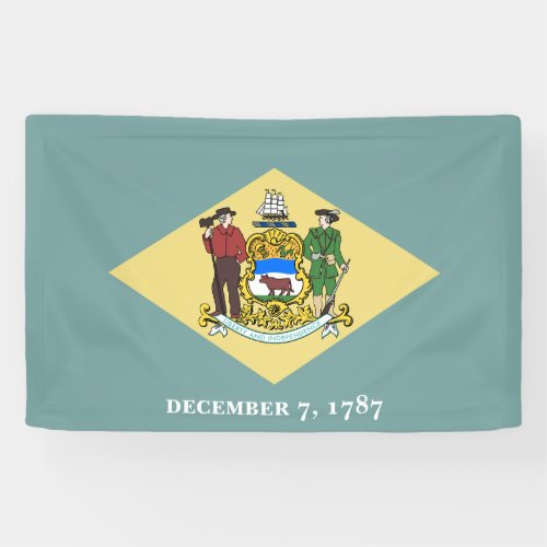 Delaware State Flag Banner