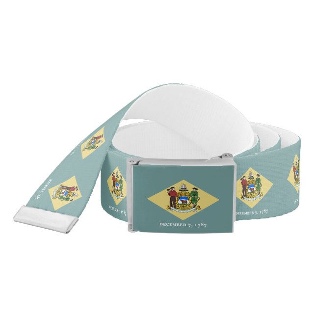 Delaware State Flag Belt (Snake)