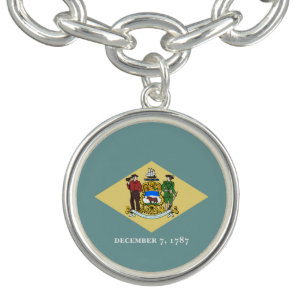 Delaware State Flag Bracelet