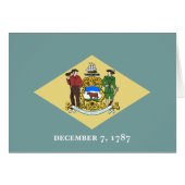 Delaware State Flag Cards (Front Horizontal)