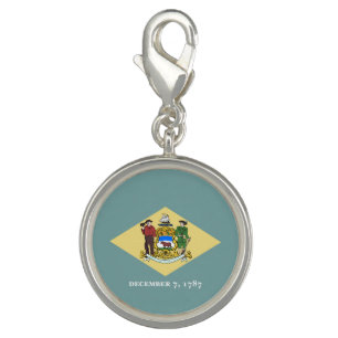 Delaware State Flag Charm