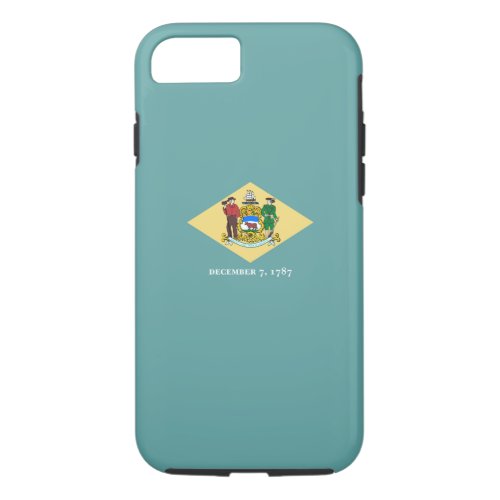 Delaware State Flag Design iPhone 87 Case