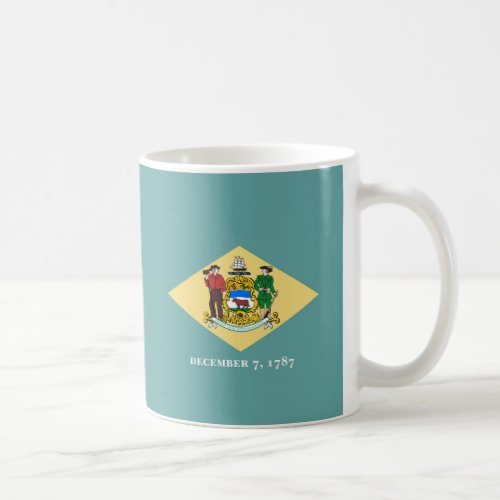 Delaware State Flag Design Decor Coffee Mug