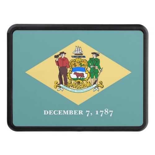 Delaware State Flag Design Hitch Cover