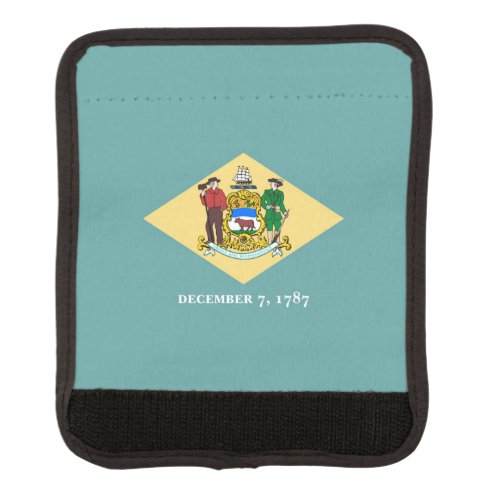 Delaware State Flag Design Luggage Handle Wrap