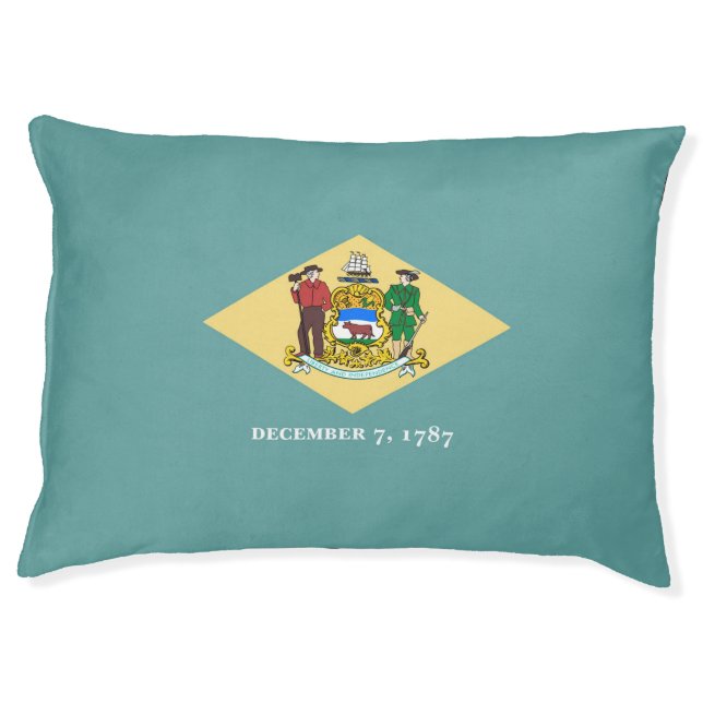 Delaware State Flag Design Pet Bed (Front)