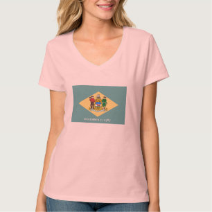 Delaware State Flag Design T-Shirt