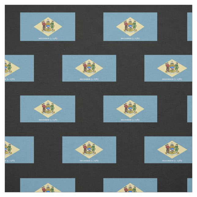 Delaware State Flag Fabric (Swatch)