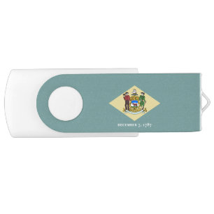 Delaware State Flag Flash Drive