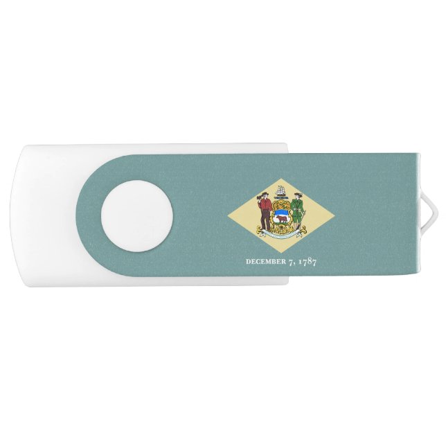 Delaware State Flag Flash Drive (Front)