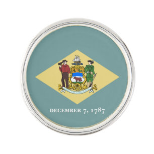 Delaware State Flag Lapel Pin