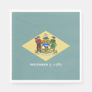Delaware State Flag Napkins