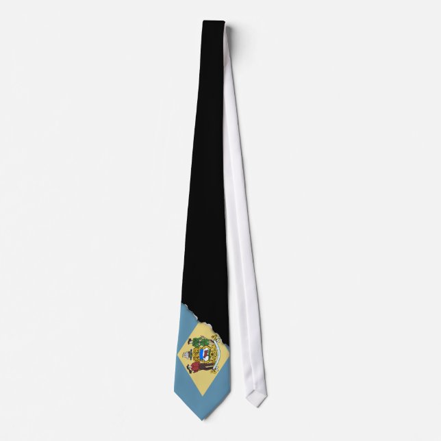 Delaware State Flag Neck Tie (Front)