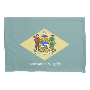 Delaware State Flag Pillow Case