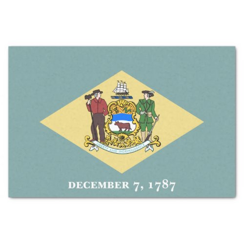 Delaware State Flag Tissue Paper