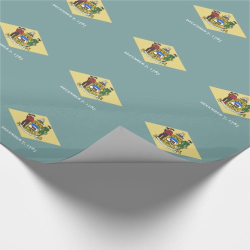 Delaware State Flag Wrapping Paper