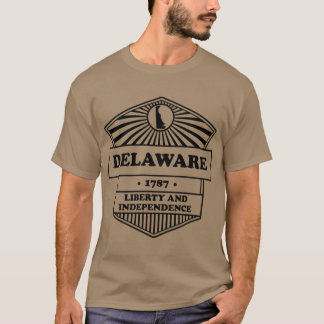 Delaware State Motto graphic Liberty and Independe T-Shirt