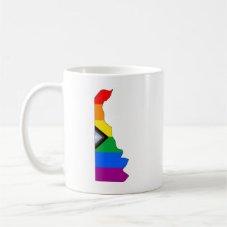 Delaware State Pride LGBTQ Progress Pride Coffee Mug