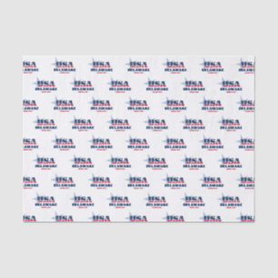 Delaware State Pride Tissue Paper