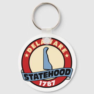 Delaware Statehood Gifts and Tees Keychain