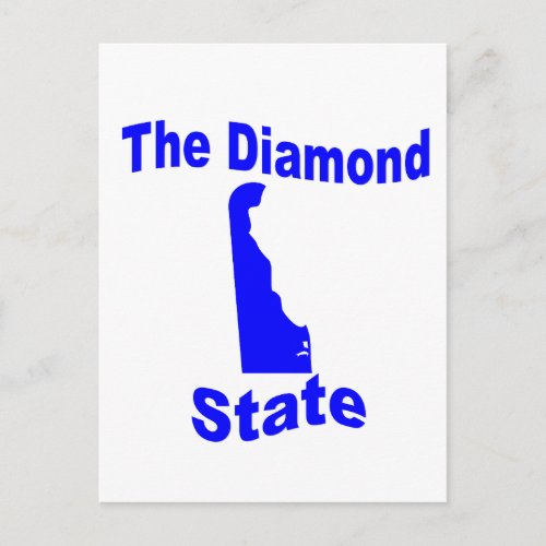 Delaware The Diamond State Postcard