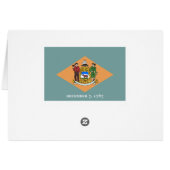 Delaware The Diamond US State Flag Cards (Back Horizontal)