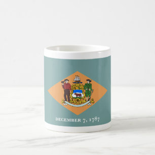 Delaware The Diamond US State Flag Color Morph Mug