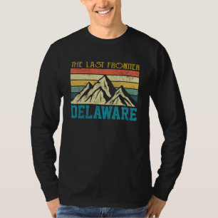 Delaware The Last Frontier Retro Vintage Mountains T-Shirt