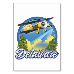 Delaware travel logo table number