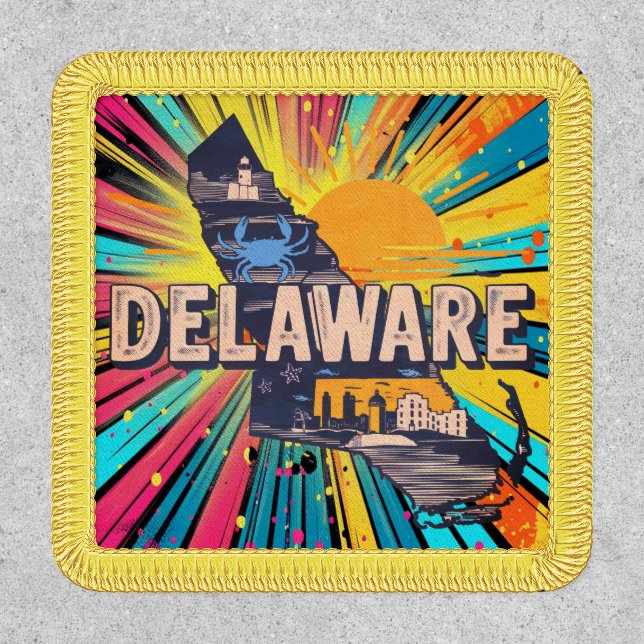 Delaware Travel State Patch (Front)