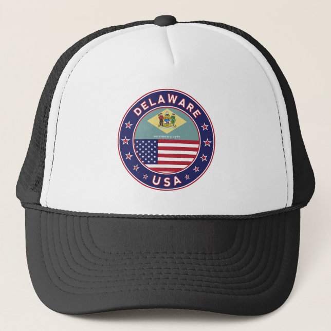 Delaware Trucker Hat (Front)