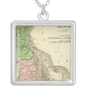 Delaware US Silver Plated Necklace