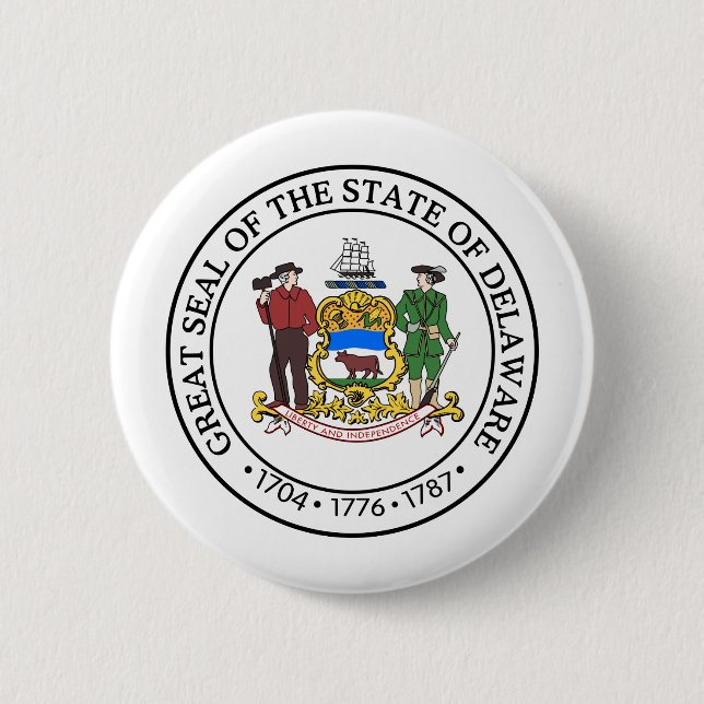 Delaware, USA Pinback Button (Front)
