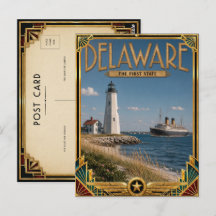 Delaware Vintage Art Deco Golden Age